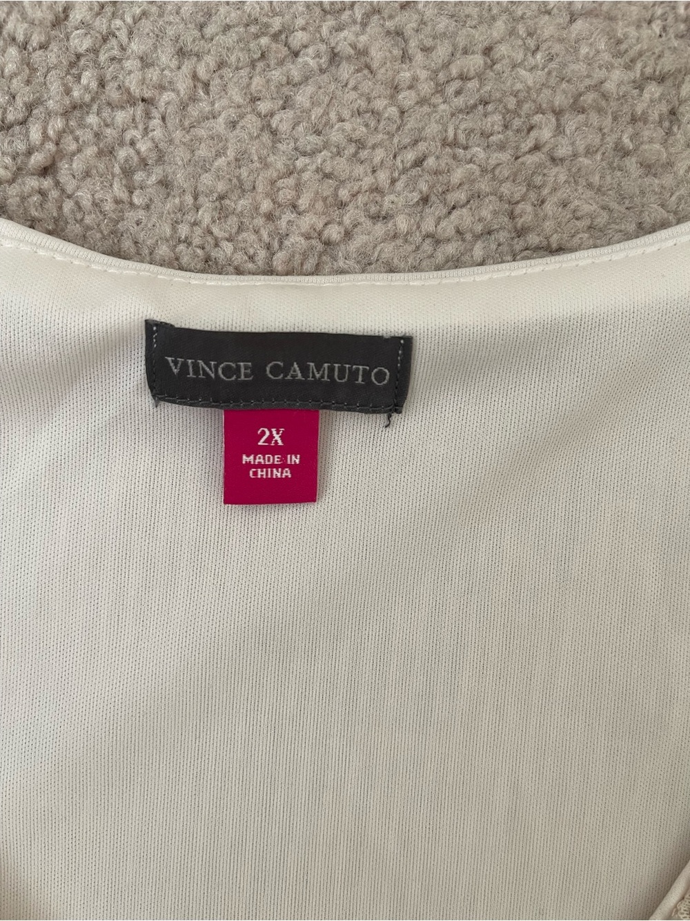 Vince Camuto Silver Sequin Short-Sleeve Dress - Picture 2 of 7